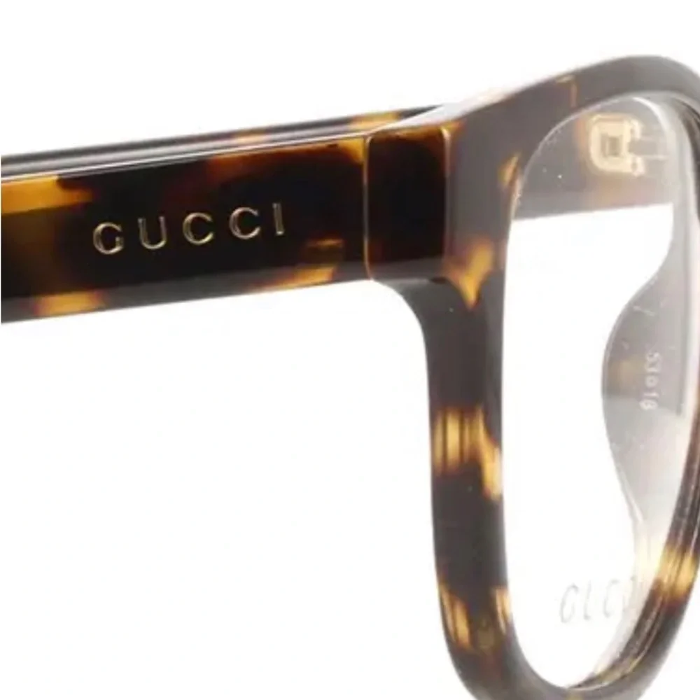 GUCCI GG1344O 002 / 006 wayfarer Gucci optical shiny dark spotted havana